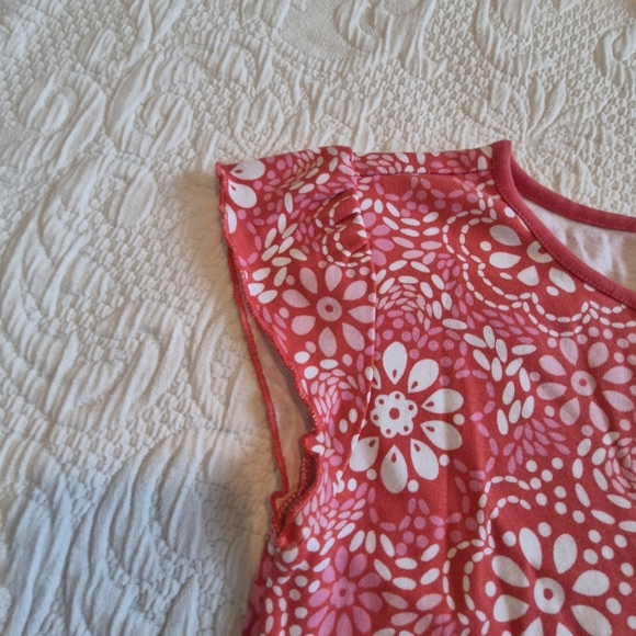 Gymboree girls size 12 dress has defect, cap sleeve 2 tiered skirt VGUC - Picture 4 of 7